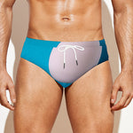 Eggs Pattern Print Men's Swim Briefs