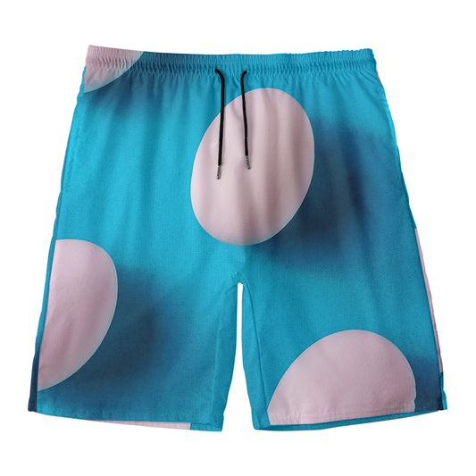 Eggs Pattern Print Men's Swim Trunks