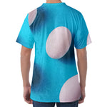 Eggs Pattern Print Men's Velvet T-Shirt