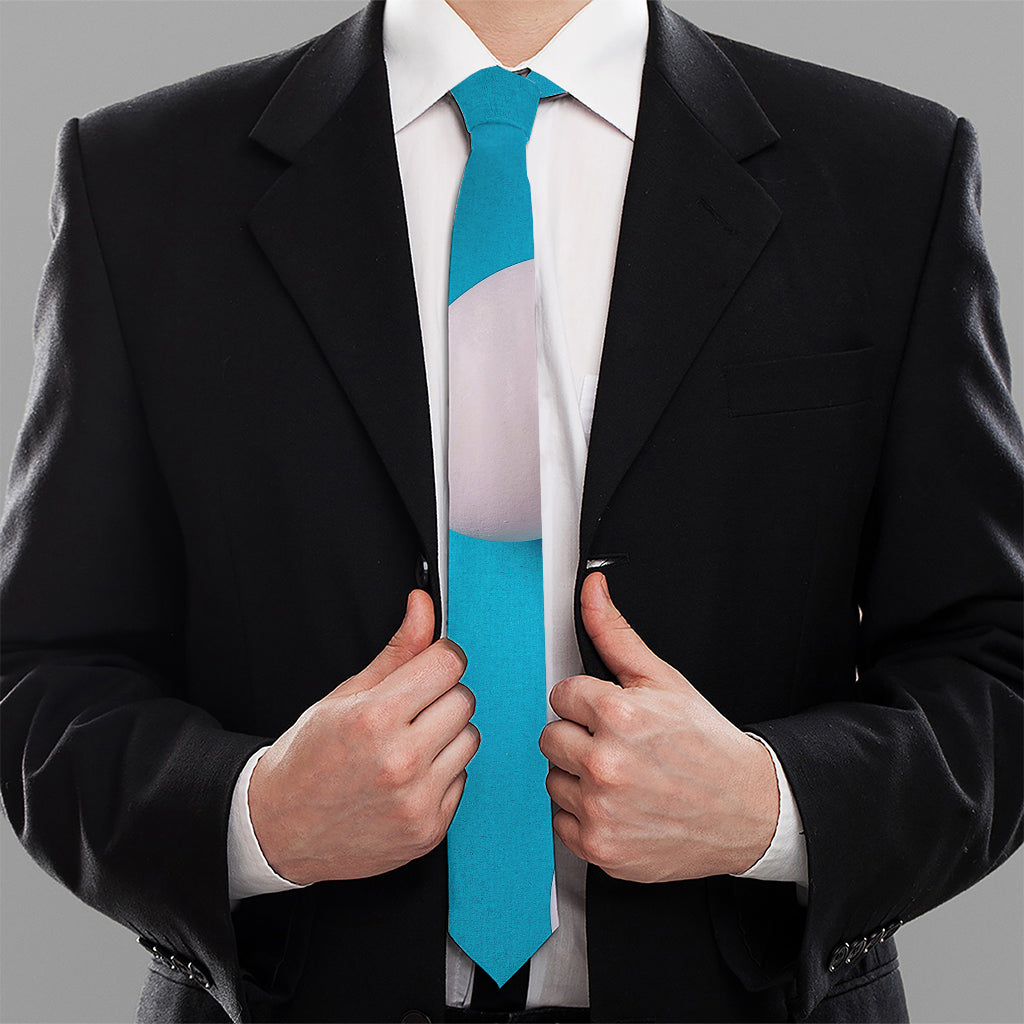 Eggs Pattern Print Necktie