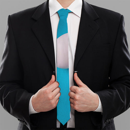 Eggs Pattern Print Necktie