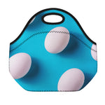 Eggs Pattern Print Neoprene Lunch Bag