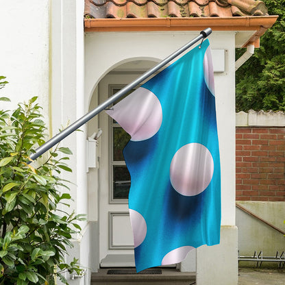 Eggs Pattern Print Polyester Flag