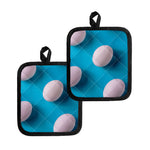Eggs Pattern Print Pot Holders