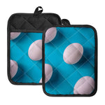 Eggs Pattern Print Pot Holders With Pocket