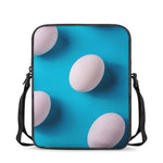 Eggs Pattern Print Rectangular Crossbody Bag
