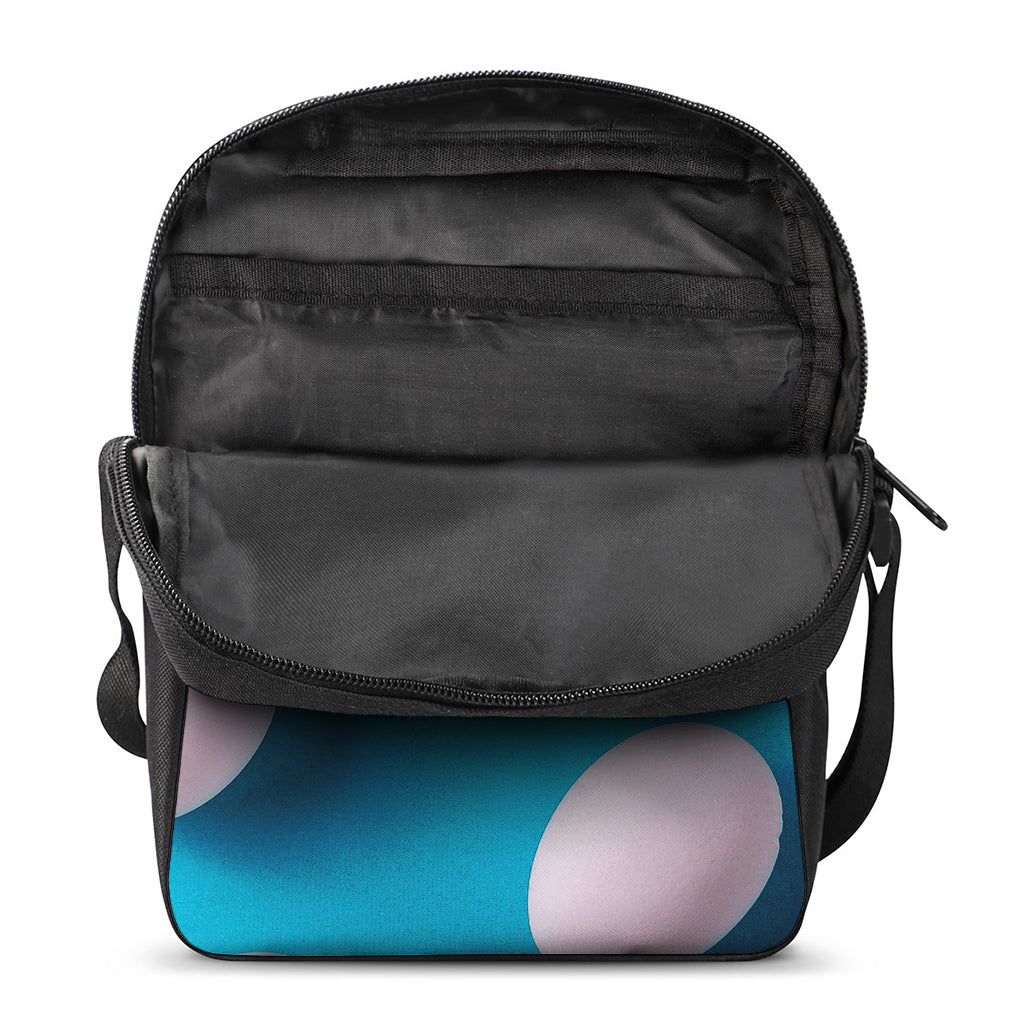 Eggs Pattern Print Rectangular Crossbody Bag