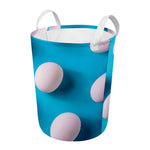 Eggs Pattern Print Round Laundry Basket