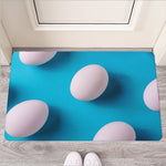 Eggs Pattern Print Rubber Doormat