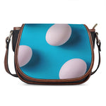 Eggs Pattern Print Saddle Bag