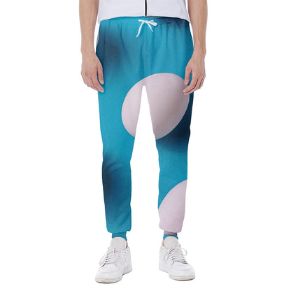 Eggs Pattern Print Scuba Joggers