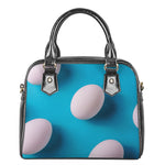 Eggs Pattern Print Shoulder Handbag
