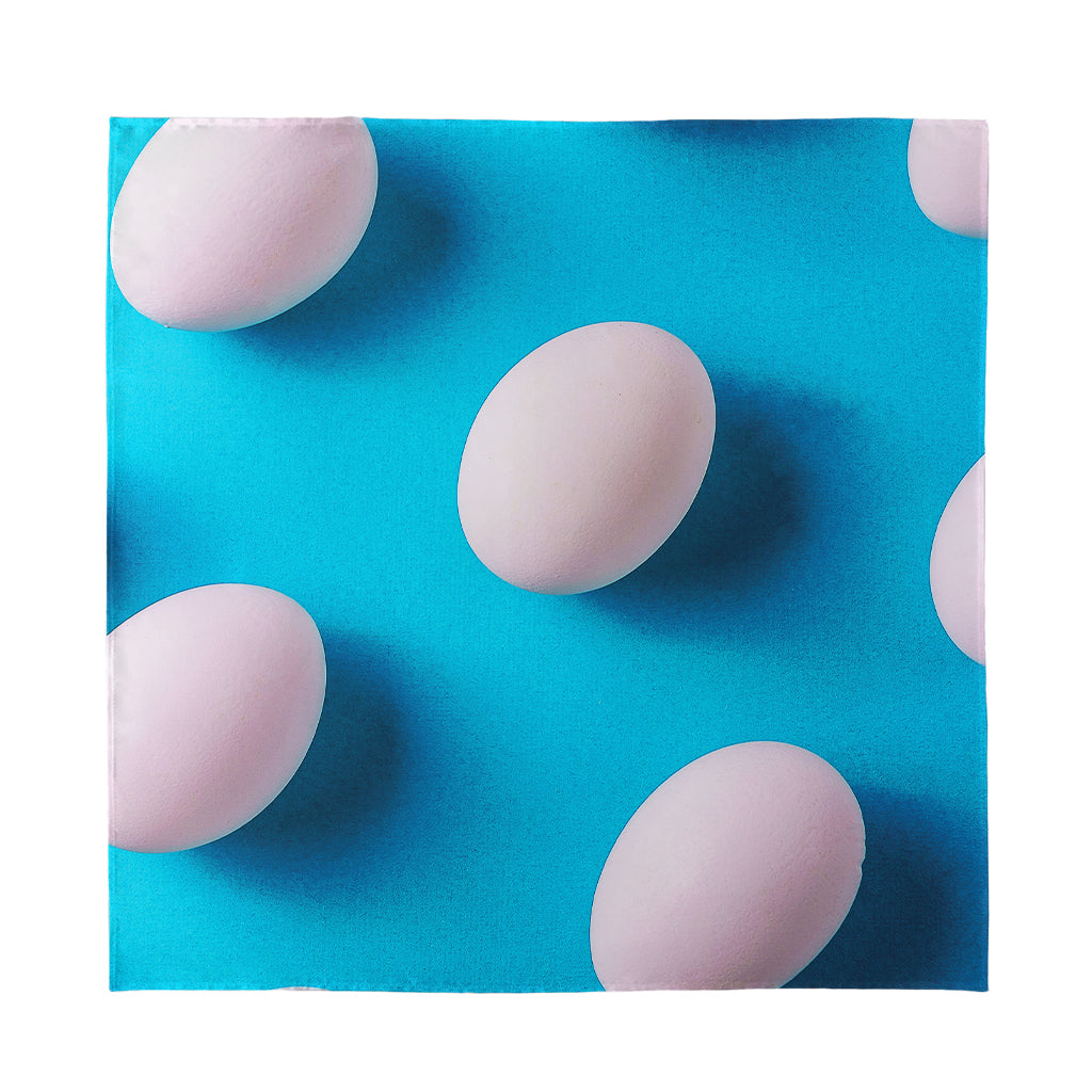 Eggs Pattern Print Silk Bandana