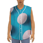 Eggs Pattern Print Sleeveless Baseball Jersey