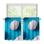 Eggs Pattern Print Tier Curtains