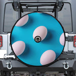 Eggs Pattern Print Tire Cover With Camera Hole
