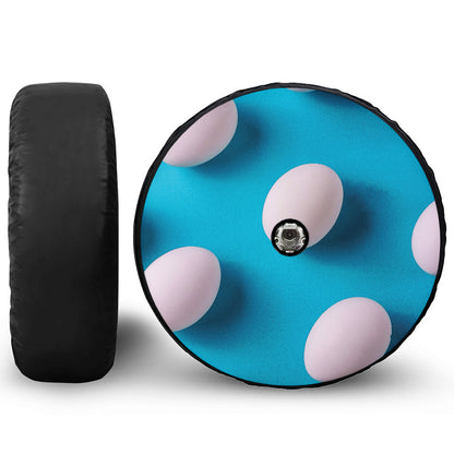 Eggs Pattern Print Tire Cover With Camera Hole