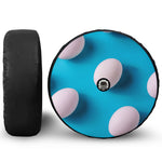 Eggs Pattern Print Tire Cover With Camera Hole
