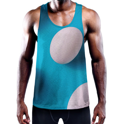Eggs Pattern Print Training Tank Top