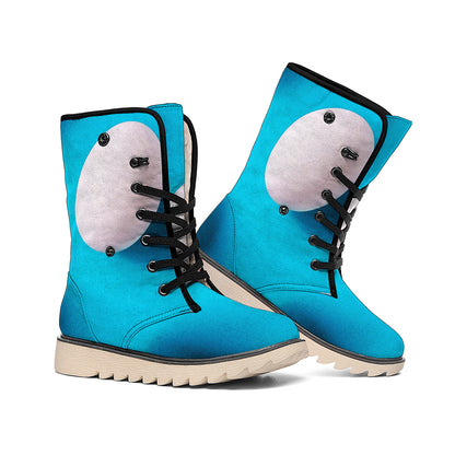 Eggs Pattern Print Winter Boots