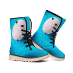 Eggs Pattern Print Winter Boots