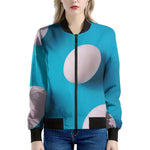 Eggs Pattern Print Women's Bomber Jacket