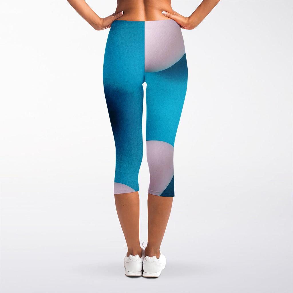 Eggs Pattern Print Women's Capri Leggings