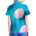 Eggs Pattern Print Women's Polo Shirt