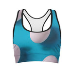 Eggs Pattern Print Women's Sports Bra