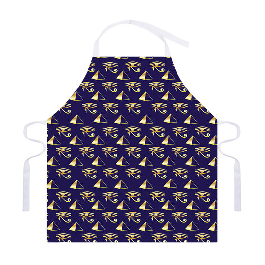 Egypt Eye Of Horus Pattern Print Adjustable Apron