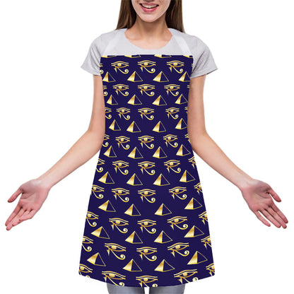 Egypt Eye Of Horus Pattern Print Adjustable Apron