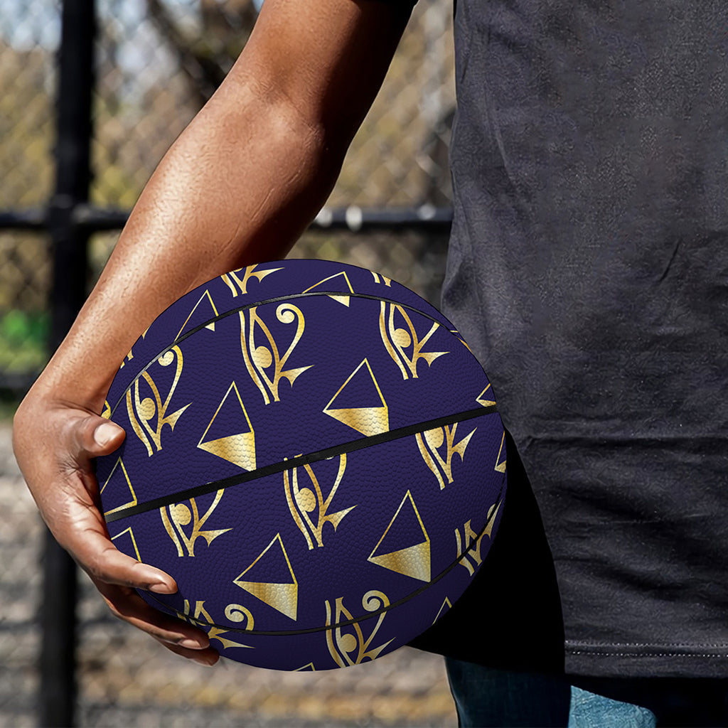Egypt Eye Of Horus Pattern Print Basketball