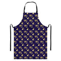 Egypt Eye Of Horus Pattern Print Bib Apron With Pocket