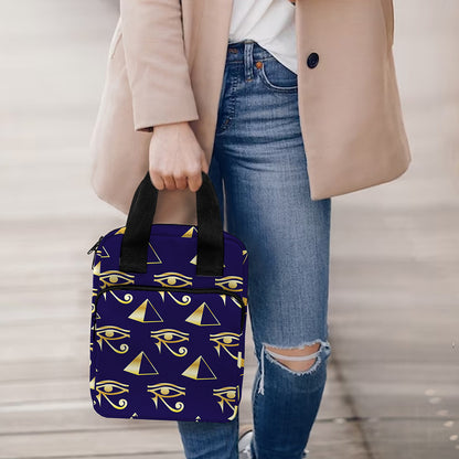 Egypt Eye Of Horus Pattern Print Bible Tote Bag