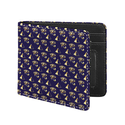Egypt Eye Of Horus Pattern Print Bifold Wallet
