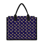 Egypt Eye Of Horus Pattern Print Canvas Tote Bag