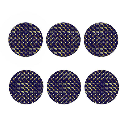 Egypt Eye Of Horus Pattern Print Coaster Set