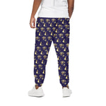 Egypt Eye Of Horus Pattern Print Cotton Pants