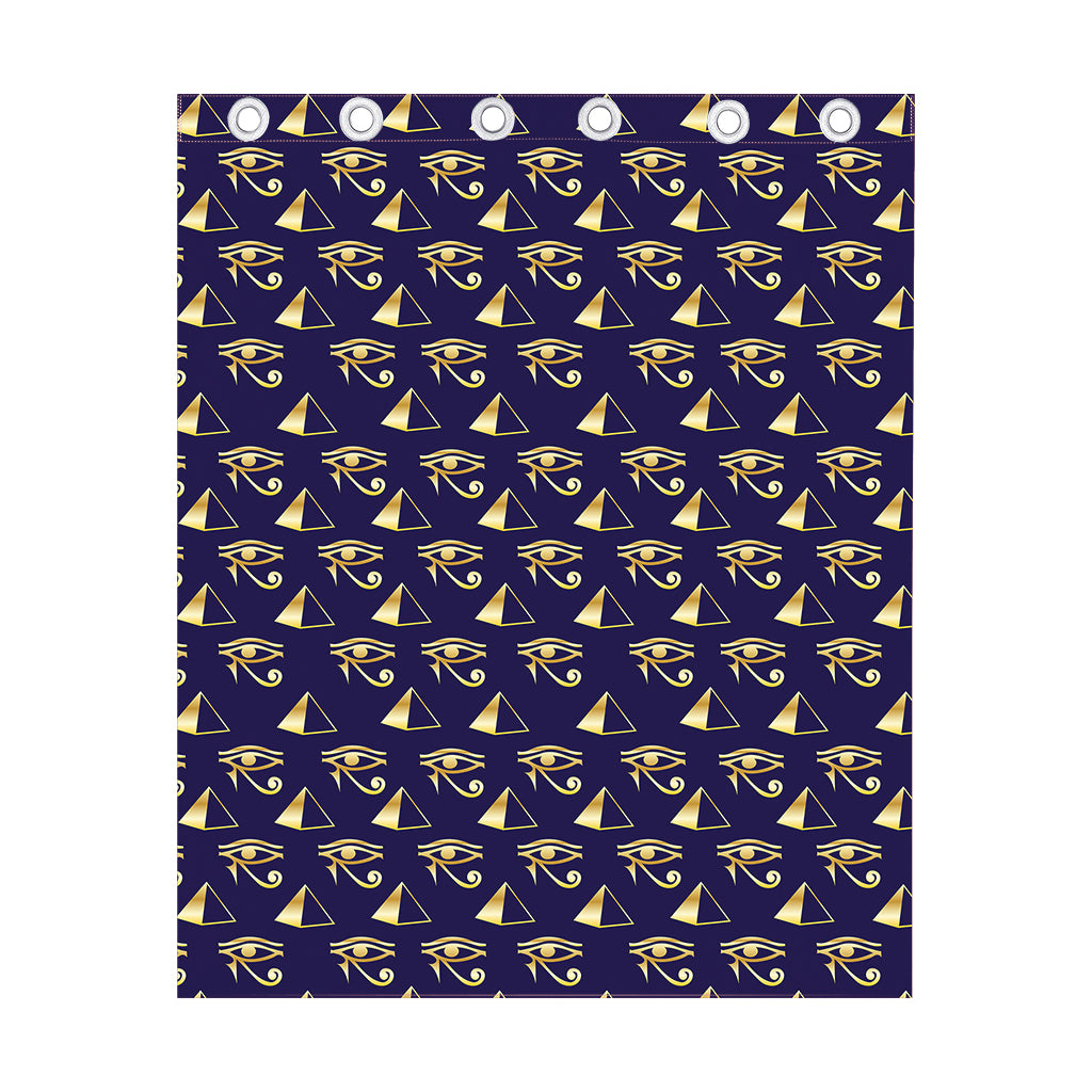 Egypt Eye Of Horus Pattern Print Curtain