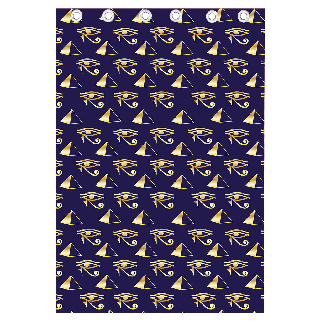 Egypt Eye Of Horus Pattern Print Curtain
