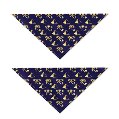 Egypt Eye Of Horus Pattern Print Dog Bandana