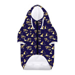 Egypt Eye Of Horus Pattern Print Dog Zip Up Hoodie