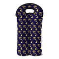 Egypt Eye Of Horus Pattern Print Double Neoprene Wine Tote