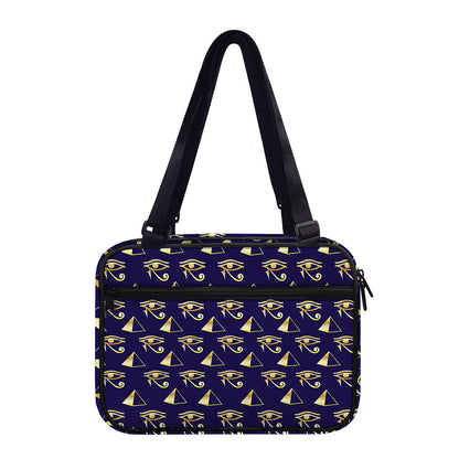 Egypt Eye Of Horus Pattern Print Double Strap Bible Bag