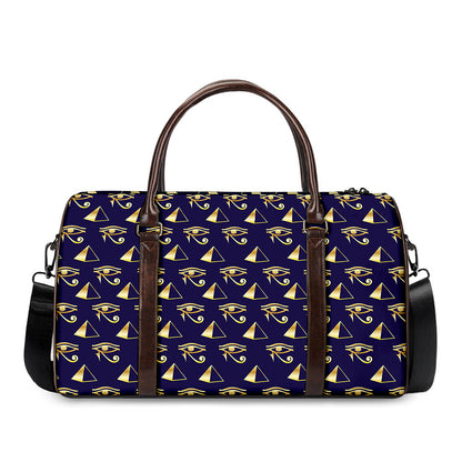 Egypt Eye Of Horus Pattern Print Duffle Bag