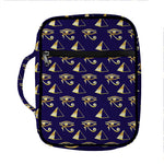 Egypt Eye Of Horus Pattern Print Front Pocket Bible Bag