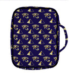 Egypt Eye Of Horus Pattern Print Front Pocket Bible Bag