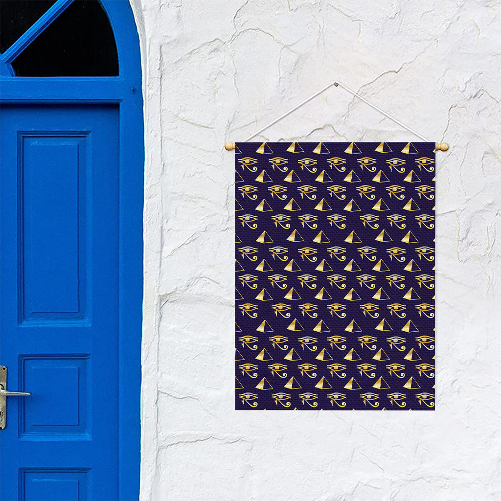 Egypt Eye Of Horus Pattern Print Garden Flag