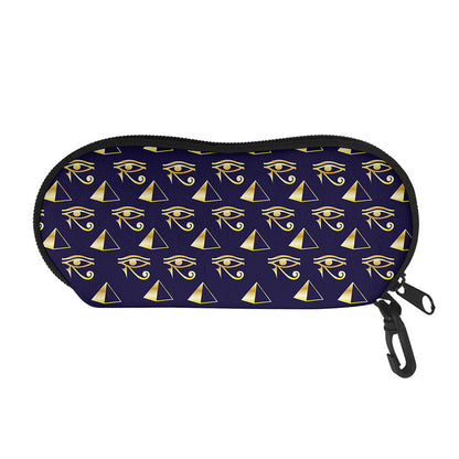 Egypt Eye Of Horus Pattern Print Glasses Case
