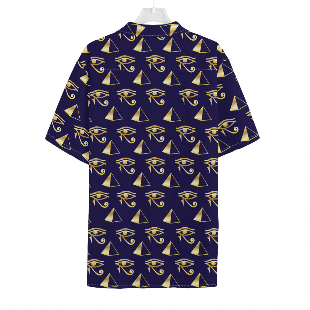 Egypt Eye Of Horus Pattern Print Hawaiian Shirt